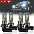 thumbnail image 1 of For MACK Vision CX CXN Truck 1998-2015 White LED Headlight Bulbs Kit 9005+9006, 1 of 10