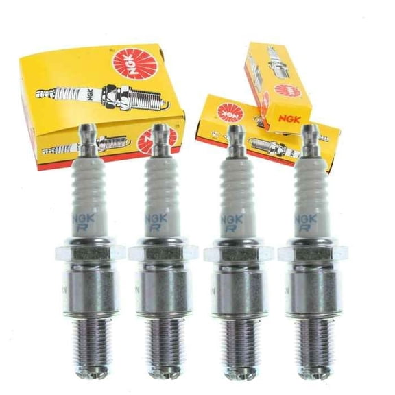 For MAZDA RX-7 81-85 OEM NGK BR8EQ14 SPARK PLUG 4-PIECES (2329) Made in Japan