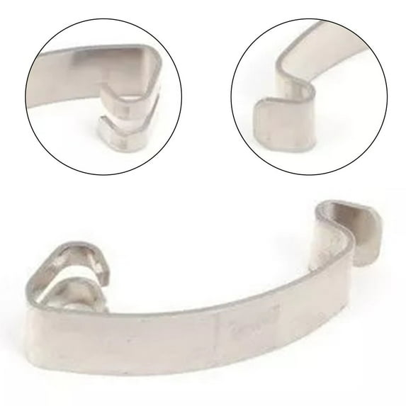 For MERCEDES-BENZ C W203 Air Filter Housing Spring Clip A0009931725 - Sturdy Metal Construction