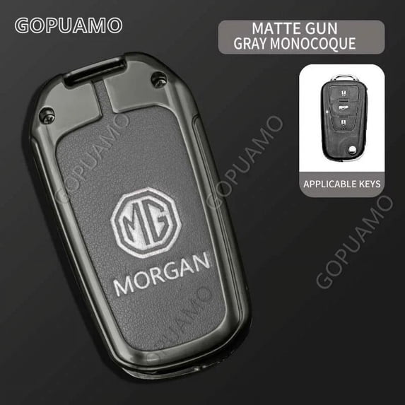 For MG C 3-buttons key case MG3 MG5 MG6 MG7 MG ZS GT GS Accessories Key Shell Fob Keychain Zinc alloy Car Key Case Cover