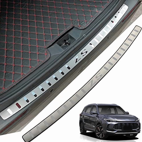 For MG ZS 2020-2025 Car Rear Trunk Foot Plate Protector Accessories