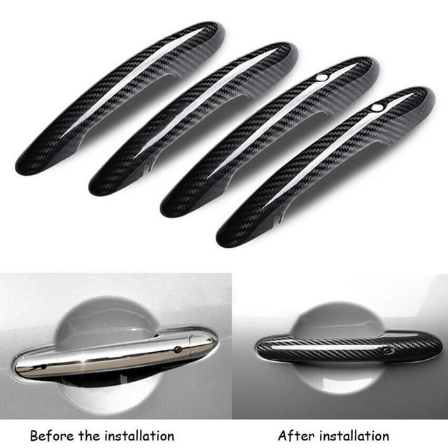 For MINI for COOPER F54 F55 F56 F57 F60 ABS Carbon Fiber Door Handle Cover Trim