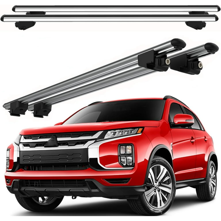 For MITSUBISHI OUTLANDER OUTLANDER SPORT Aluminum Roof Top Cross Roof Rack Cross Bars Cargo Carrier Bar Set Walmart