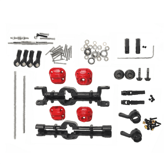 For MN D90 D91 D96 MN98 MN99S Metal Front Rear Axle and Drive Shaft Kit 1/12 RC Car Upgrade Parts Accessories