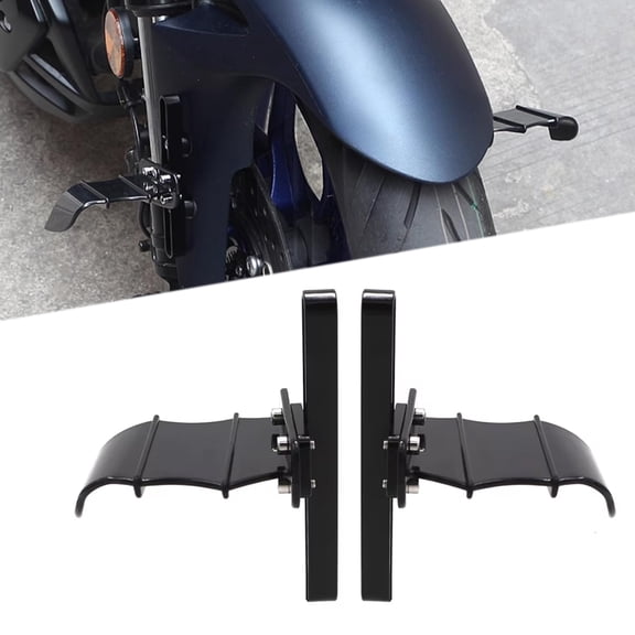 For MT-03 MT-25 mt03 mt25 2025 2024-2019 accessories motorcycle front wheel fixed wind wing bat wing front wheel deflector fairing kit deflector wing
