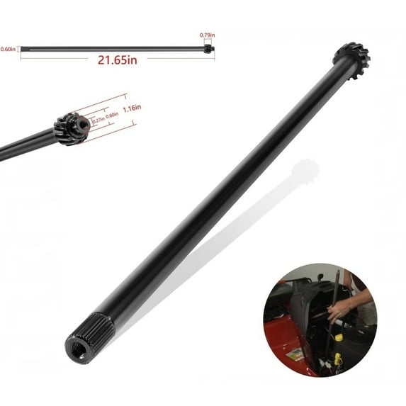 For MTD Models Lawn Mower Steering Shaft 738-0919 76-044 753-04517 738-0919A