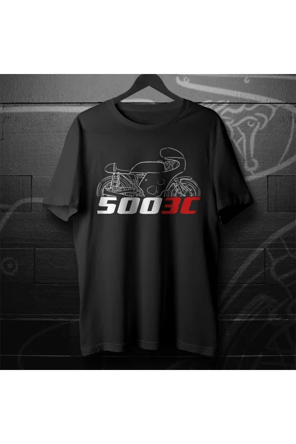 For MV Agusta 500 3C/4C/Four/Six 1950-1976 fans - Motorcycle T-Shirt