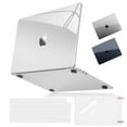 thumbnail image 1 of For MacBook Air 13 Inch Hard Shell Case (2025-2025 M4 M3 M2)+Keyboard Cover+Screen Protector for MacBook Air 13.6", Crystal Clear, 1 of 10