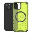 thumbnail image 1 of For Magnetic iPhone 15 Pro Max Case, Honeycomb Structure [Compatible with MagSafe] Slim Translucent Matte Design Shockproof Drop Protective Bumper Women Girls Men Boy i15 Pro Max,Green, 1 of 10