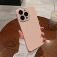 thumbnail image 1 of For Magsafe Magnetic Wireless Charging Case for iPhone 15 14 Plus 13 12 11 Pro Max Acrylic Camera Len Protection Plastic Cover (Pink,for iphone14ProMax(6.7inch)), 1 of 7