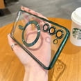 thumbnail image 1 of For Magsafe Plating Clear Magnetic Wireless Charge Case For Samsung Galaxy S22 S21 S20 FE S23 Note 20 Ultra Plus Soft TPU Cover, 1 of 7