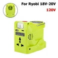 thumbnail image 1 of For Makita/Bosch/Dewalt/Milwaukee 18V Battery Outdoor Portable Inverter 200W AC 120-220V Modified Sine Wave Power Adapter, 1 of 28