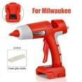 thumbnail image 1 of For Makita/Dewalt/Milwaukee/Bosch Ryobi 18V Li-ion Battery Cordless Hot Melt Glue Gun with 11mm Glue Sticks with Digital Display, 1 of 19