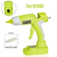 thumbnail image 1 of For Makita/Dewalt/Milwaukee/Bosch Ryobi 18V Li-ion Battery Cordless Hot Melt Glue Gun with 11mm Glue Sticks with Digital Display, 1 of 19