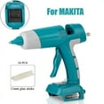thumbnail image 1 of For Makita/Dewalt/Milwaukee/Bosch Ryobi 18V Li-ion Battery Cordless Hot Melt Glue Gun with 11mm Glue Sticks with Digital Display, 1 of 19