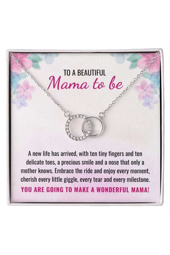 For Mama To Be First Time Mother Gift Perfect Pair Necklace