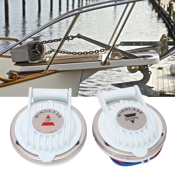For Marine Anchor Windlass Foot Switch Pair for Easy Up and Down Control