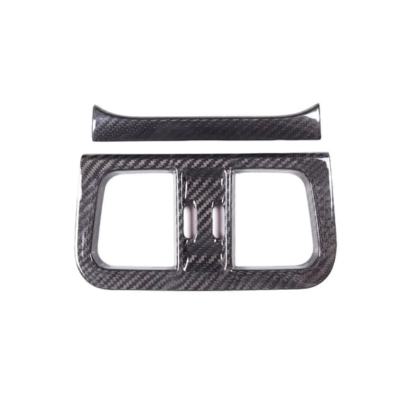 For Maserati Grecale 2022 2023 Dry Carbon Fiber Car Rear Air Outlet Vent Frame Cover Trim Sticker
