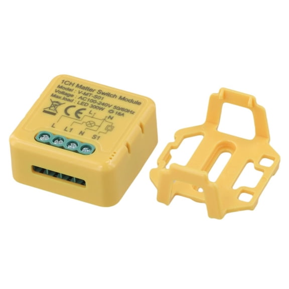 For Matter WiFi Smart Switch 16A Smart Home Relay Module Supports For Tuya Circuit Breaker Platform Or App Control Breaker