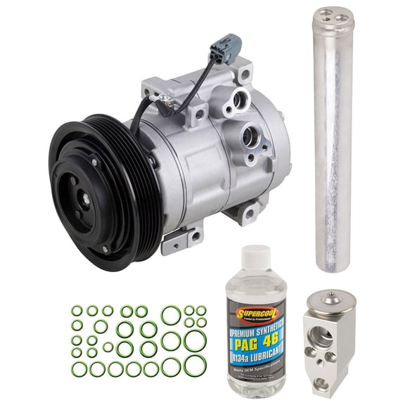 For Mazda 3 2.3L 2010 2011 2012 2013 2014 AC Compressor w/ A/C Repair Kit - BuyAutoParts
