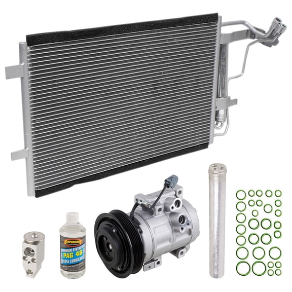 For Mazda 3 2.5L 2010-2014 A/C Kit w/ AC Compressor Condenser & Drier - BuyAutoParts