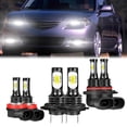 thumbnail image 1 of For Mazda 3 2004-2006 3set LED Headlight Bulbs High Low Beam Fog Light Kit, 1 of 12