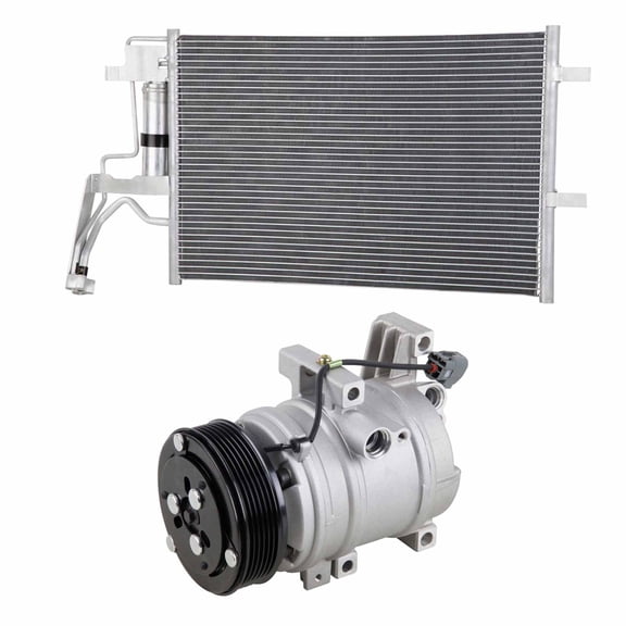 For Mazda 3 2007 2008 2009 A/C Kit w/ AC Compressor Condenser & Drier - BuyAutoParts