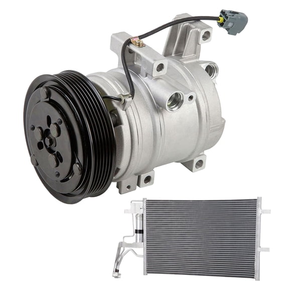 For Mazda 3 2007 2008 AC Compressor w/ A/C Condenser & Drier - BuyAutoParts