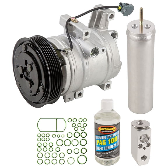 For Mazda 3 2007 2008 AC Compressor w/ A/C Repair Kit - BuyAutoParts