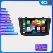 For Mazda 3 2010 2011 2012 2013 GPS Navigation Android 12 Carplay 4 Core 2+32GB Car Stereo Radio Head Unit