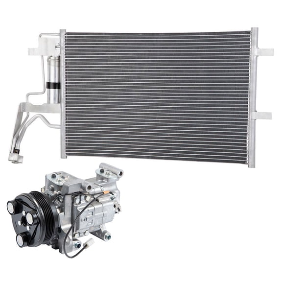 For Mazda 3 & 5 OEM AC Compressor w/ A/C Condenser & Drier - BuyAutoParts