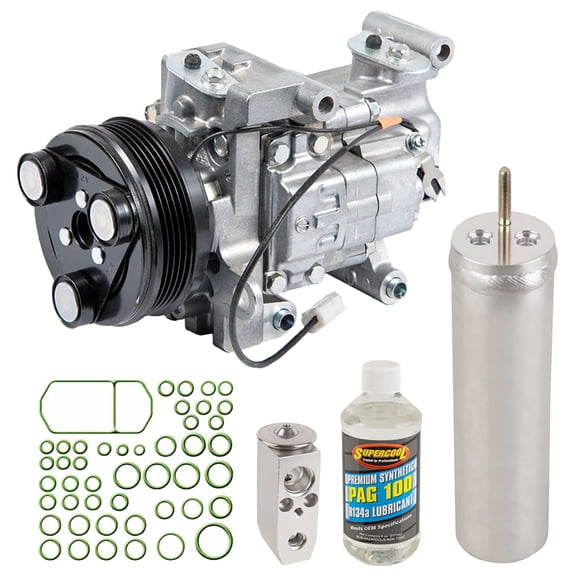 For Mazda 3 & 5 OEM AC Compressor w/ A/C Repair Kit - BuyAutoParts