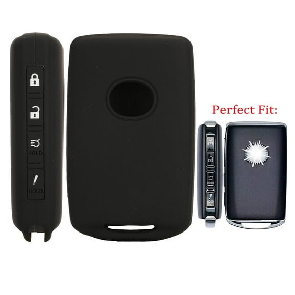 SANRILY Soft TPU Key Fob Cover For Mazda (Keyless Entry) - Protective Case For CX-5, CX-30, 3 Hatchback