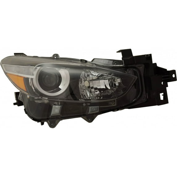 For Mazda 3 Headlight 2017 2018 Passenger Side CAPA Certified | Replacement for MA2519175 | BABF-51-0K0D