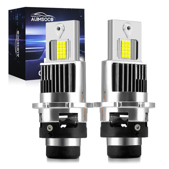 For Mazda 5 2008-2010 2012-2017 2x Car Bulbs LED Headlight 6500K White D2R D2S D2C D2H Low Beam Replacement, 10000LM Super Bright