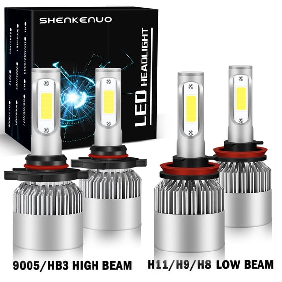 For Mazda 5 2012 2013 2014 2015 2016 2017 Led Headlight Bulbs 9005 H11 High&Low Beam 4pcs