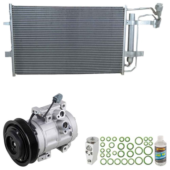 For Mazda 5 2012-2015 A/C Kit w/ AC Compressor Condenser & Drier - BuyAutoParts