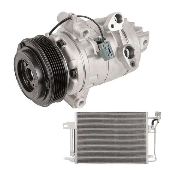 For Mazda 6 2009 2010 AC Compressor w/ A/C Condenser & Drier - BuyAutoParts