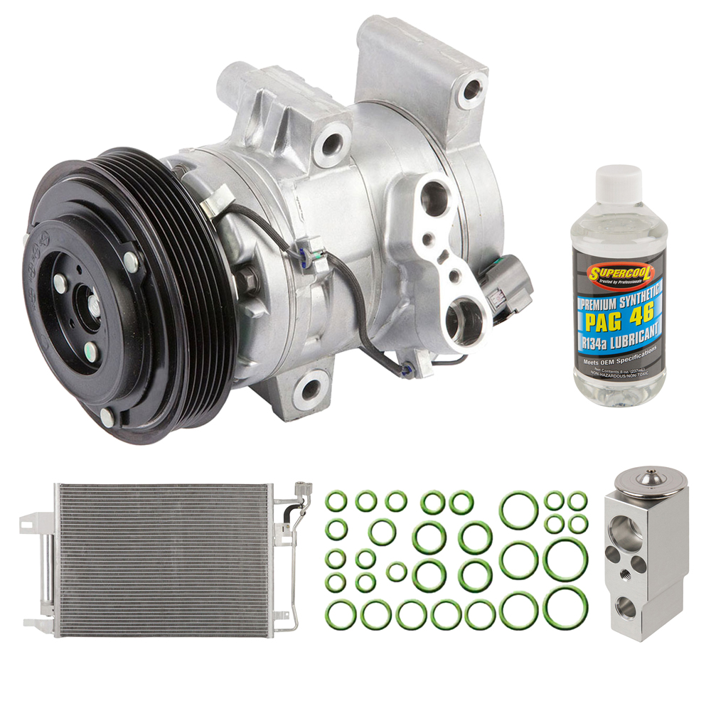 For Mazda 6 2009 2010 OEM AC Compressor w/ Condenser Drier - BuyAutoParts