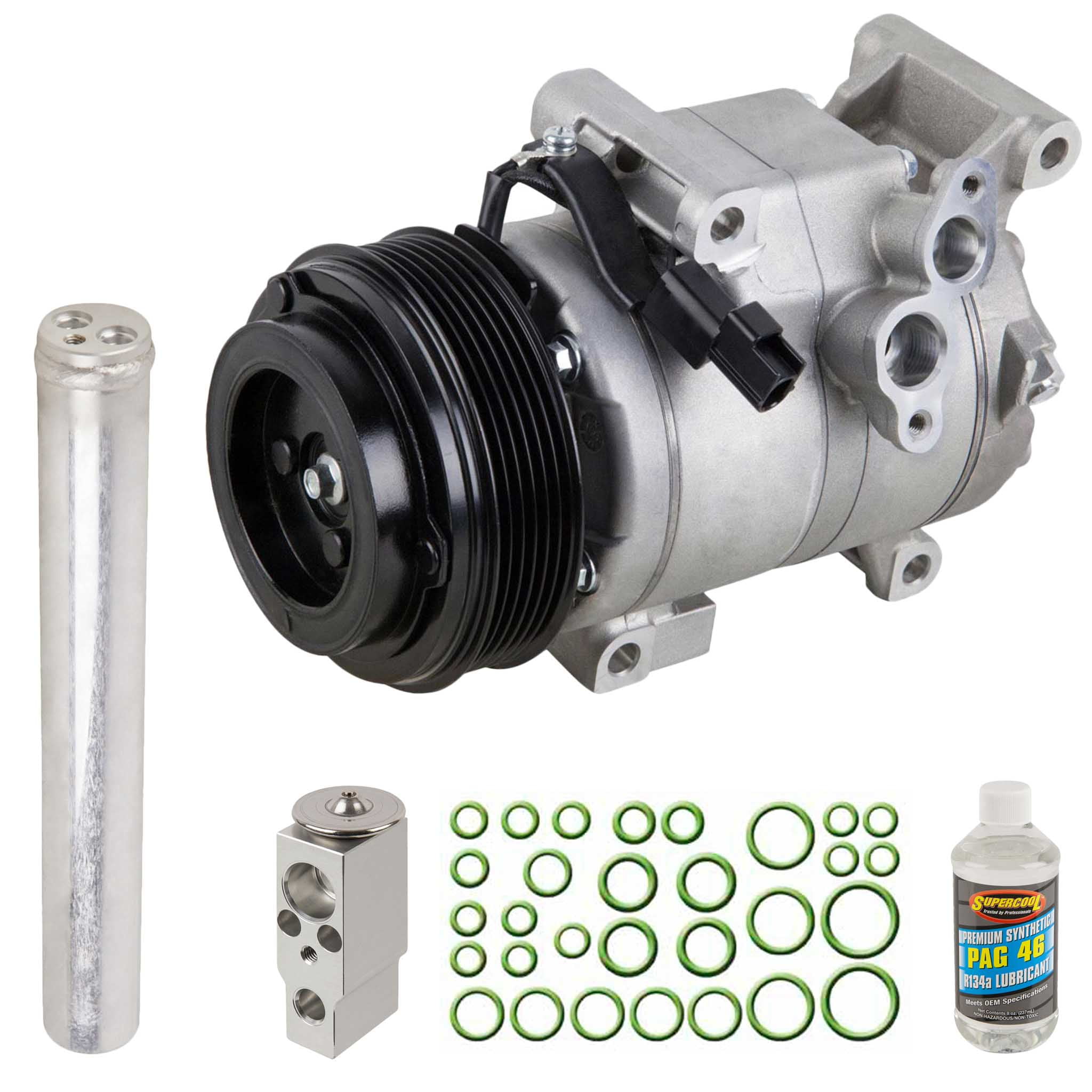 For Mazda 6 2014 2015 AC Compressor & A/C Repair Kit - BuyAutoParts ...