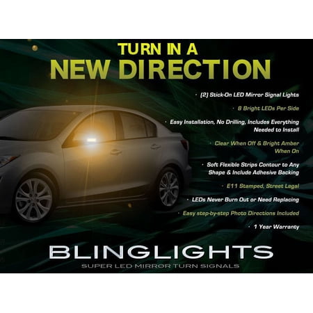 For Mazda 6 LED Side Mirror Turnsignal Lights Addon Signalers
