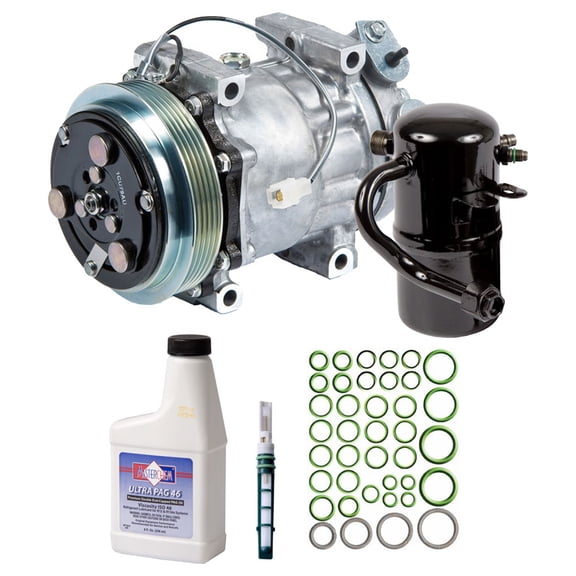 For Mazda 626 1998 1999 2000 2001 2002 OEM AC Compressor w/ A/C Repair Kit - BuyAutoParts