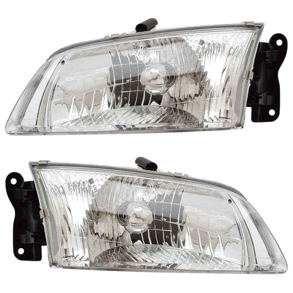 For Mazda 626 2000 2001 2002 Pair Headlights - BuyAutoParts