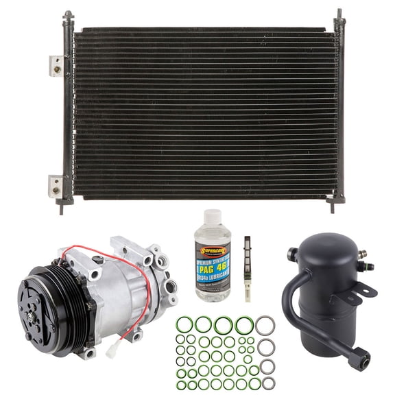 For Mazda 626 V6 1998-2002 A/C Kit w/ AC Compressor Condenser & Drier - BuyAutoParts