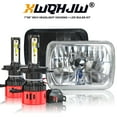 thumbnail image 1 of For Mazda B2000 B2200 B2600 RX-7 GLC Pickup 2pcs 7x6" Led Headlights High/Low Beam, 1 of 11
