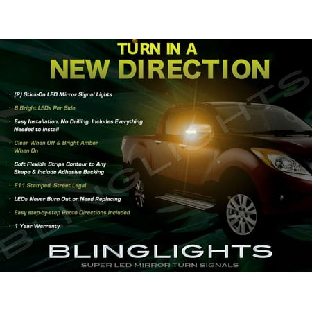 For Mazda BT-50 BT50 LED Side View Mirror Turnsignal Accent Lights Mirrors Turn Signals Lamps Signalers
