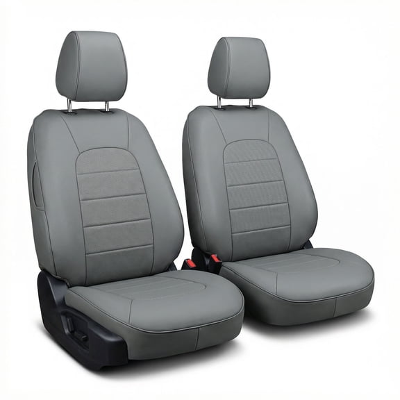 For Mazda CX-5 2017-2025 FH Group Neoprene Custom Fit Car Seat Covers - 2 Front Seats SolidGray