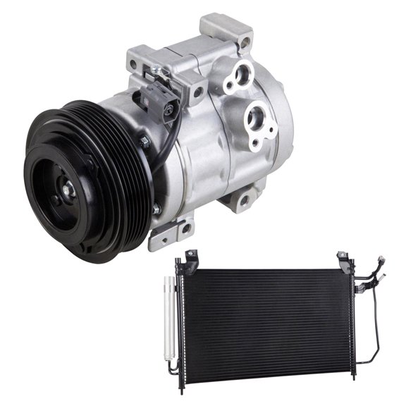 For Mazda CX-7 2009 2010 2011 2012 AC Compressor w/ A/C Condenser & Drier - BuyAutoParts