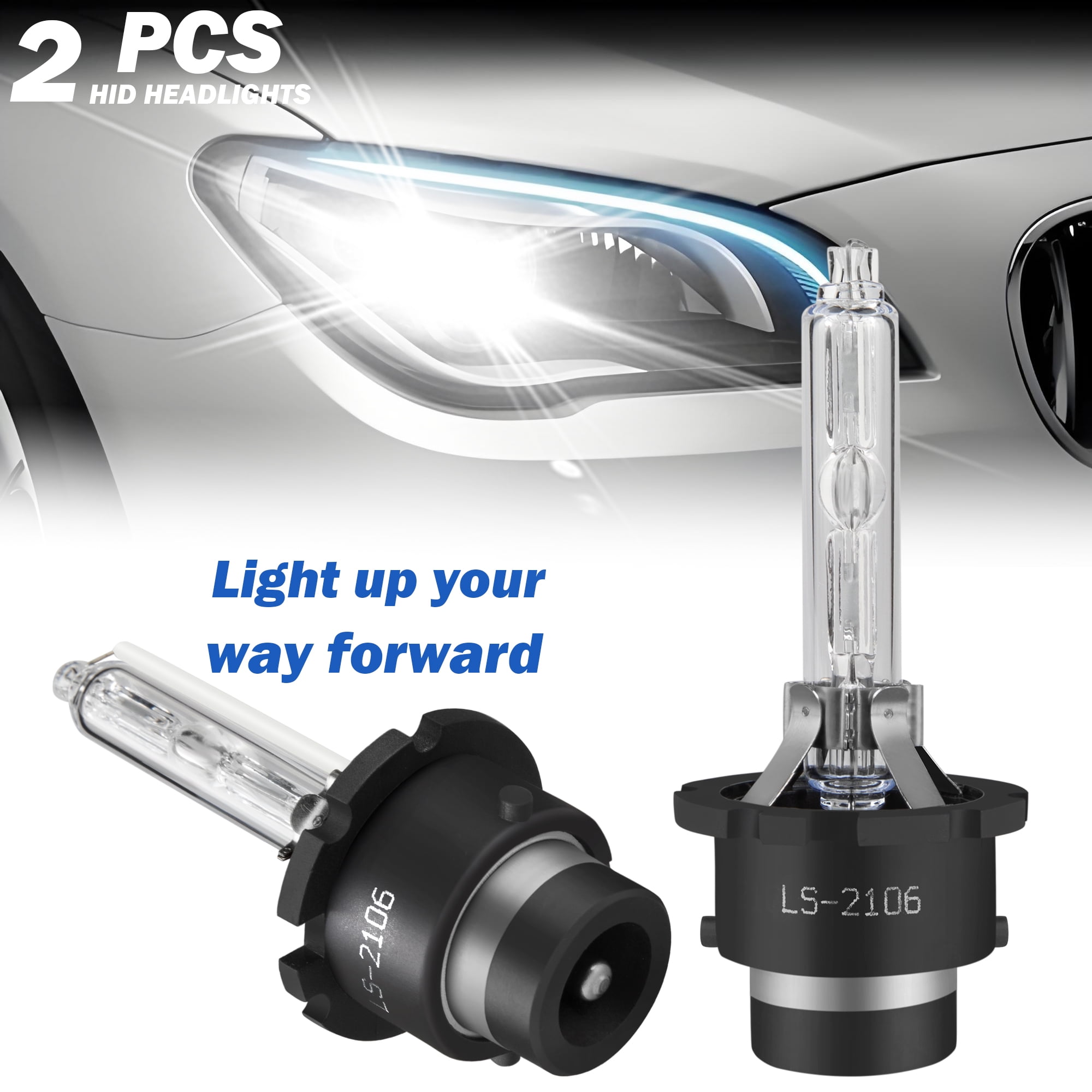 Mazda CX-9 2013-2015 2017 D4S HID Headlight Bulbs, Low & High Beam