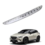 For Mazda CX3 CX-3 2016-2023 Stainless Steel Car Rear Bumper Foot Plate Trim Protector Accessories